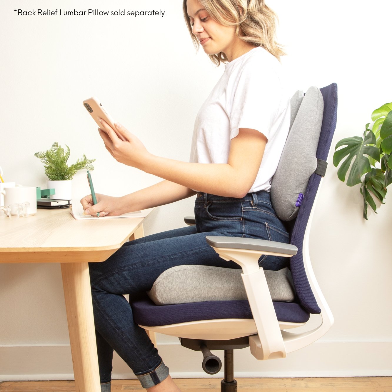LightCloud Lumbar Seat Cushion